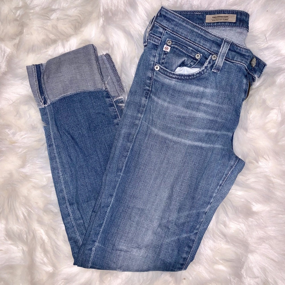AG Adriano Goldschmied Stevie Cuff Jeans